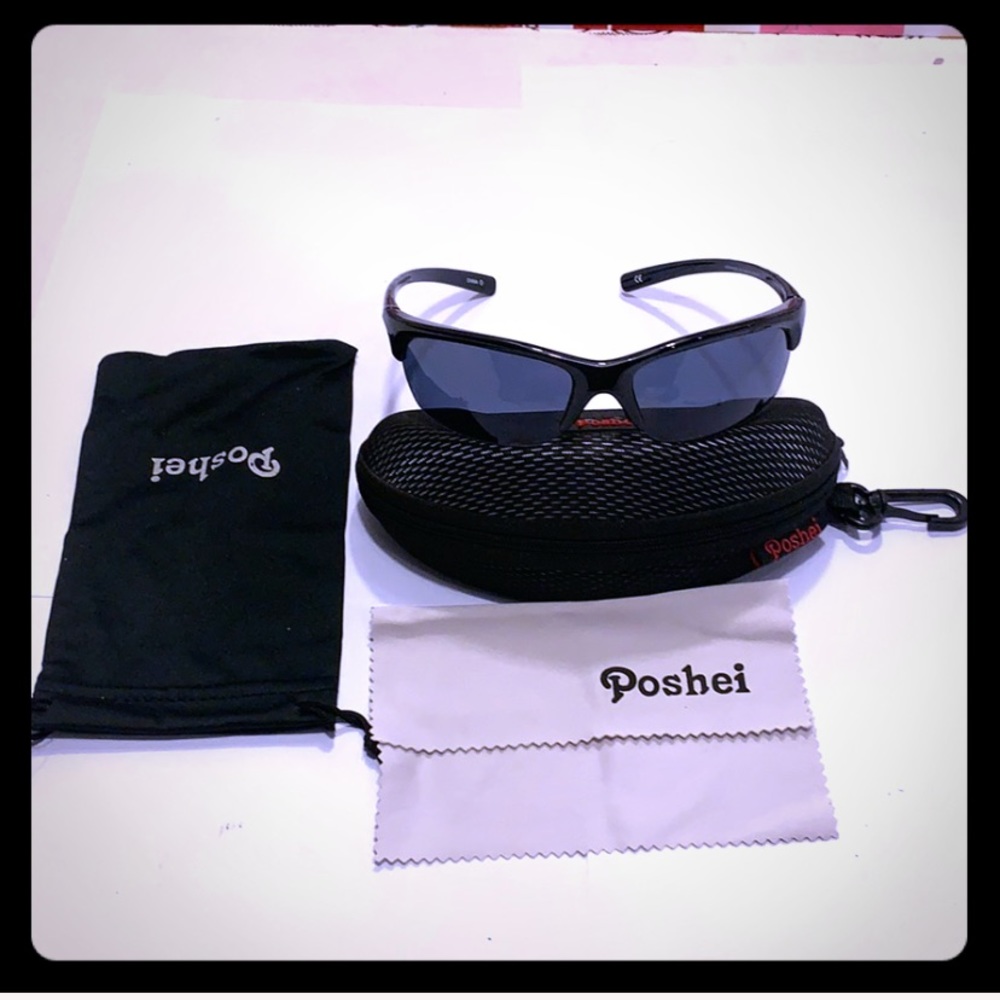 NWOT POSHEI Polarized UV Protection Sunglasses - Picture 2 of 8